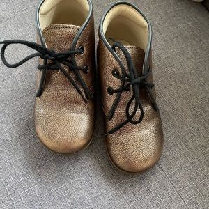 Emel bronze leather boots